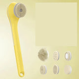 Full Body Bath Brush Set Automatic Massage Long Handle Full Body Bath Brush Scrubbing Exfoliating Electric Brush Set