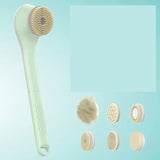 Full Body Bath Brush Set Automatic Massage Long Handle Full Body Bath Brush Scrubbing Exfoliating Electric Brush Set